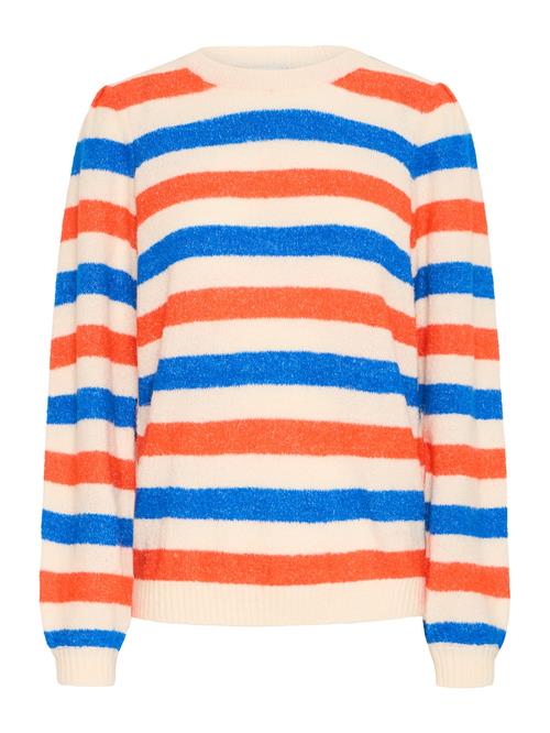 Se ICHI Pullover 'DUSTY'  beige / blå / orange ved About You