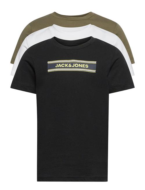 Jack & Jones Jjmulti Tee Ss Crew Neck 3Pk Jr Jack & J S Patterned