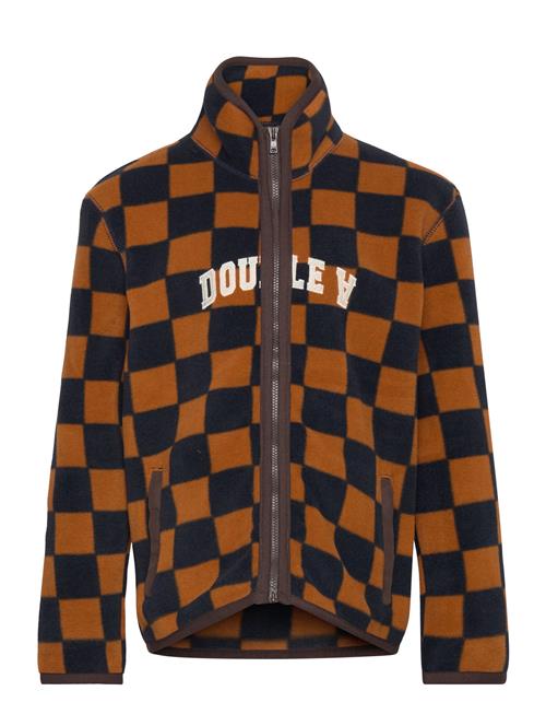 Don Kids Ivy Zip Fleece Wood Wood Patterned