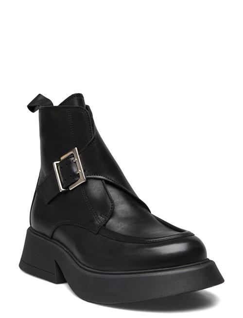 Bianco Biahailey Buckle Boot Crust Bianco Black