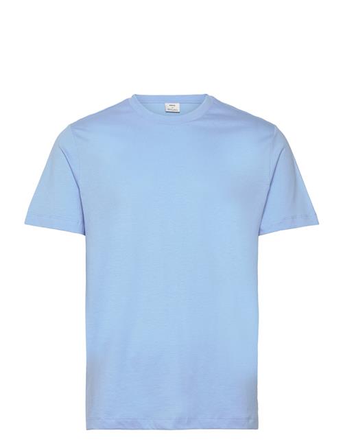 Slim-Fit Cotton T-Shirt Mango Blue