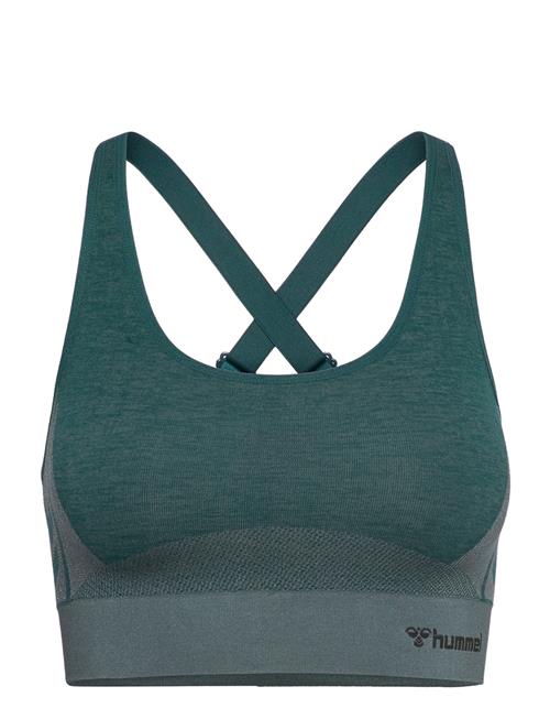 Hmlclea Seamless Sports Top Hummel Green