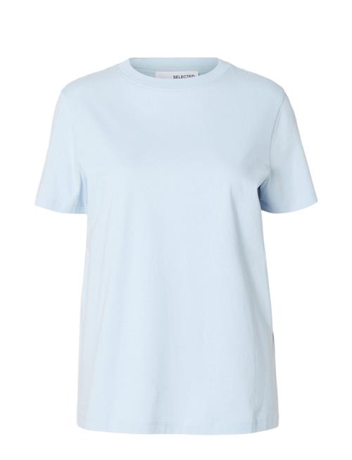 Selected Femme Slfmyessential Ss O-Neck Tee Noos Selected Femme Blue