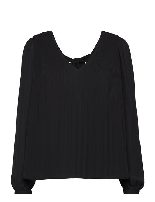 Vmcindy L/S V-Neck Top Wvn Btq Vero Moda Black