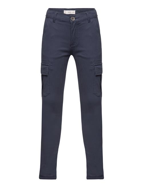 Mango Regular-Fit Cargo Trousers Mango Navy