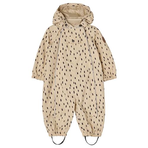 Kuling Milano Overtræksdragt Med Skal Charcoal Dots 80 cm  Hvid  80 cm  Unisex