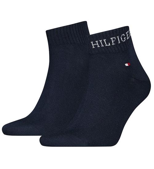 Tommy Hilfiger Strømper - 2-pak - Quarter - Navy