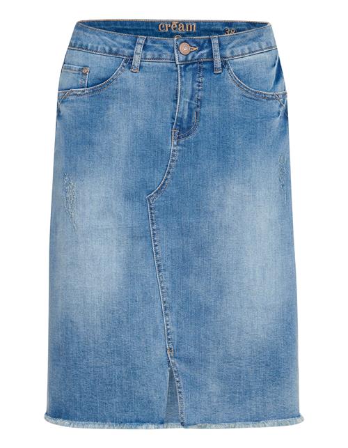 Cream Nederdel 'Kammie'  blue denim