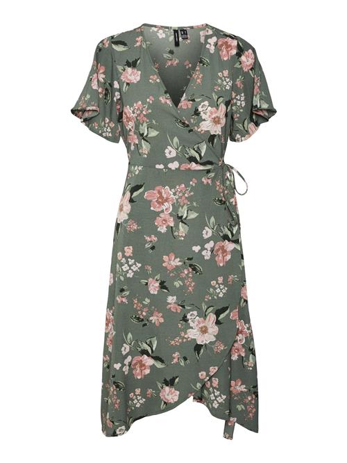 VERO MODA Kjole 'Saki'  khaki / gran / pudder / gammelrosa