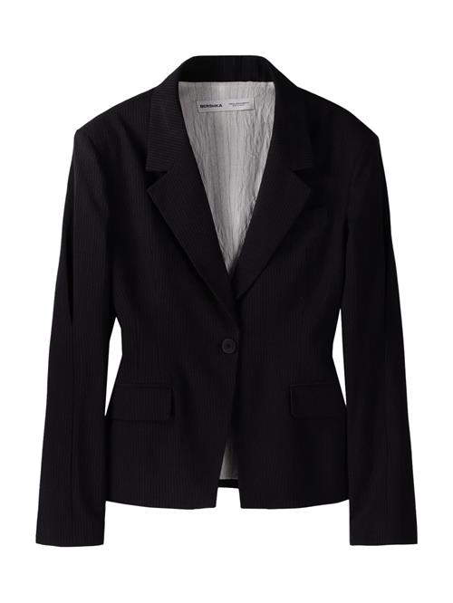 Se Bershka Blazer  sort / offwhite ved About You