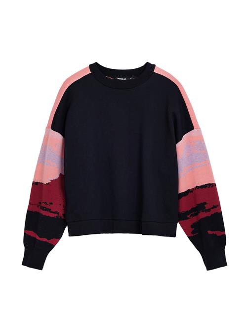 Desigual Sweatshirt  lyserød / burgunder / sort