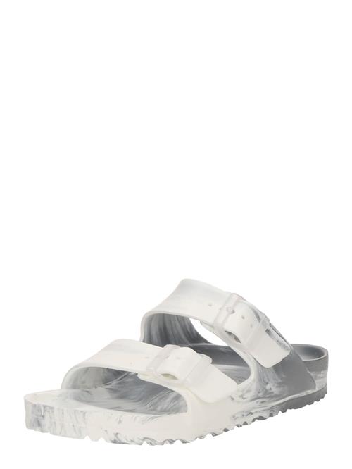 Se BIRKENSTOCK Pantoletter 'Arizona Essentials'  sølv / hvid ved About You