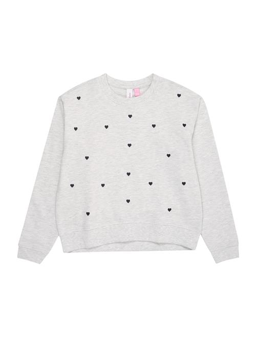 Se Vero Moda Girl Sweatshirt 'VMOCTAVIA'  grå-meleret / sort ved About You