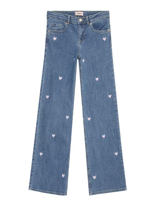 KIDS ONLY Jeans 'KOGJUICY'  blue denim / hvid