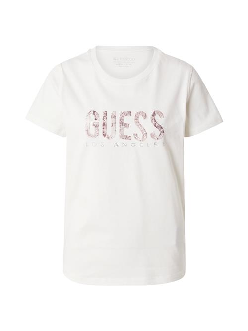 GUESS Shirts 'PYTHON'  sølv / hvid