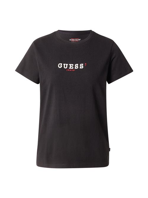 GUESS JEANS Shirts  rød / sort / hvid