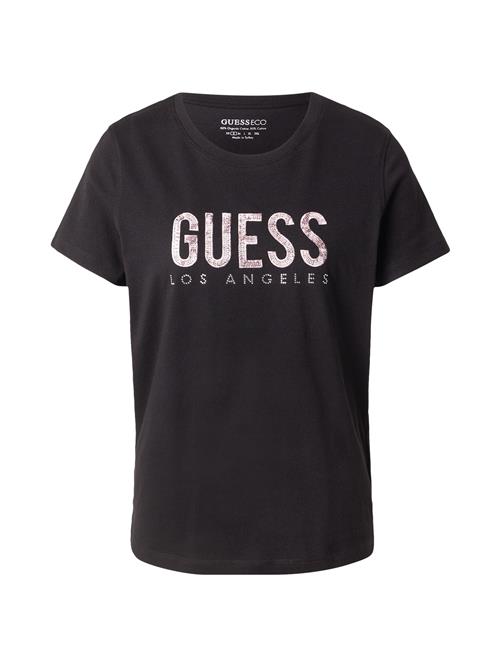 GUESS Shirts 'PYTHON'  bær / sort / offwhite