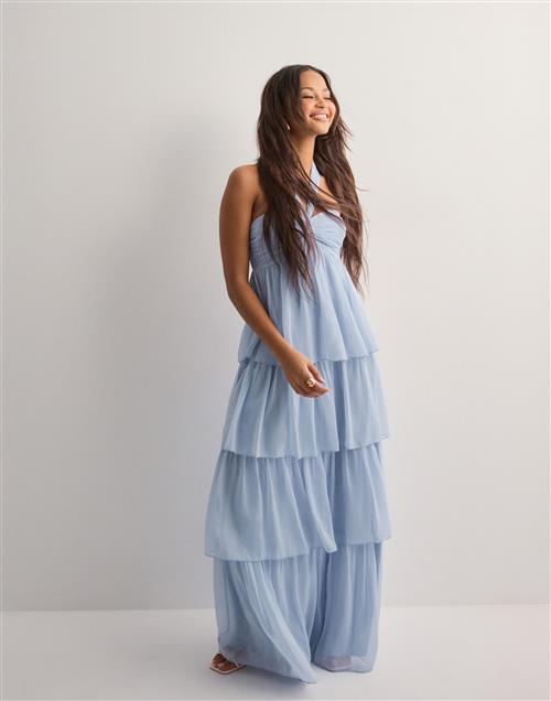 Nelly - Blå - Dreamy Frill Dress