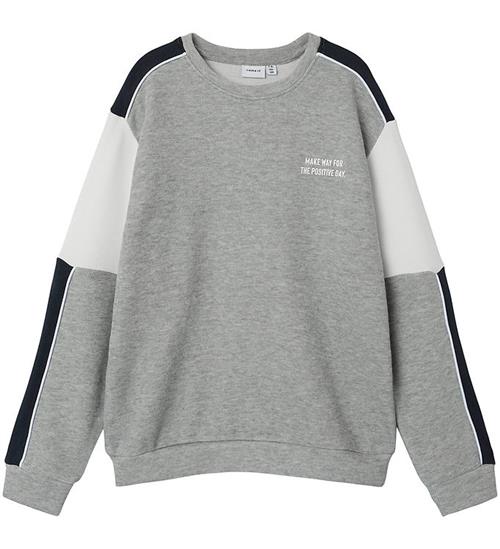 Name It Sweatshirt - NkmRicce - Grey Melange