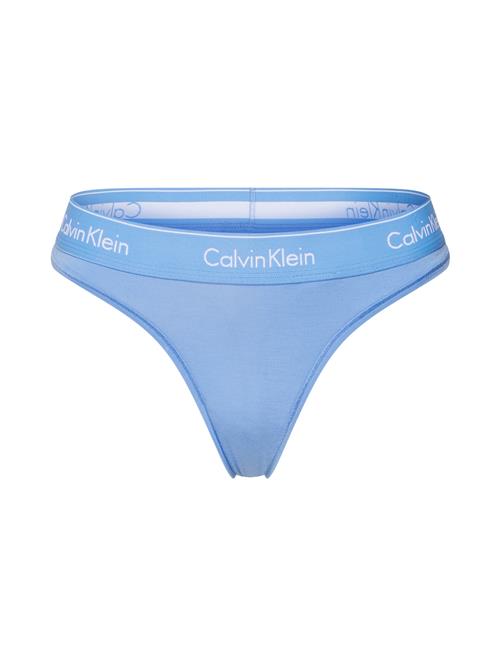 Calvin Klein Underwear String  blå / hvid