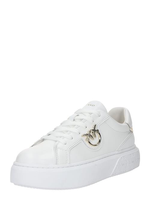 PINKO Sneaker low 'YOKO'  sølv / hvid