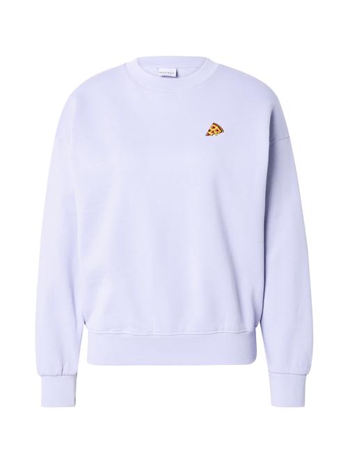 Iriedaily Sweatshirt 'Pizza Love'  gul / pastellilla / mørkeorange / rød