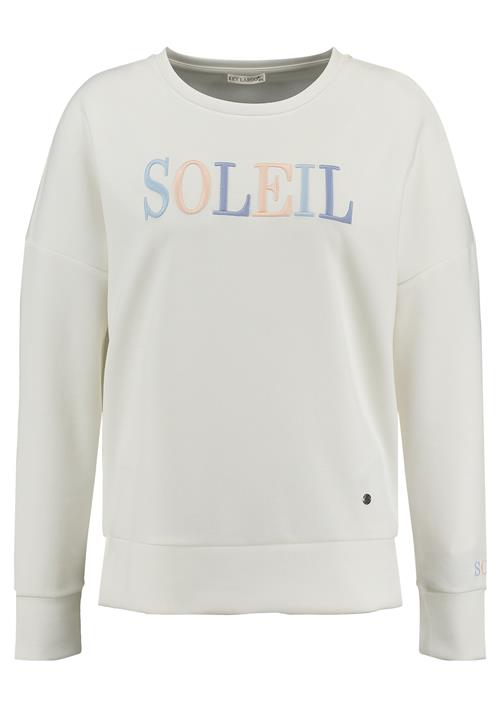 Key Largo Sweatshirt 'SOLEIL'  beige / creme / lyseblå