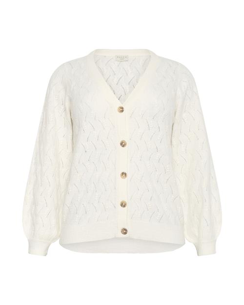 Se KAFFE CURVE Cardigan 'Anita'  creme ved About You