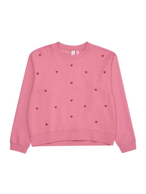 Vero Moda Girl Sweatshirt 'VMOCTAVIA'  pitaya / carminrød