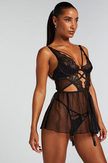 Hunkemöller Babydoll Billie sort