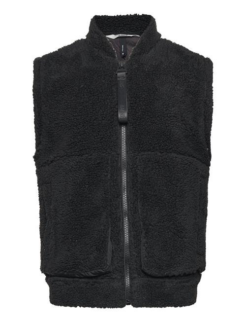 Kofu Fleece Bomber Vest T1 Rains Black