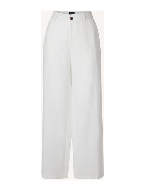 Se Cleo Linen/Cotton Blend Pants Lexington Clothing White ved Booztlet