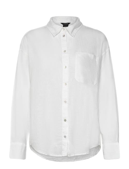 Lindex Shirt Magda Linen Blend Lindex White