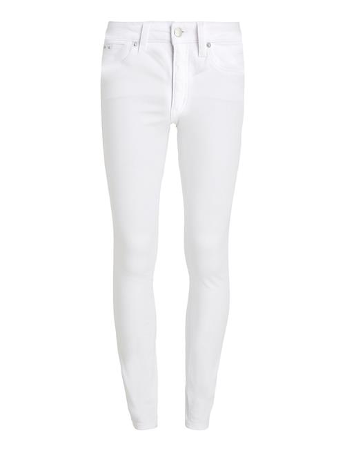 Calvin Klein Jeans Mid Rise Skinny Calvin Klein Jeans White