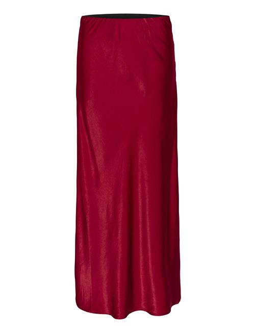 My Essential Wardrobe Estellemw Long Skirt My Essential Wardrobe Burgundy