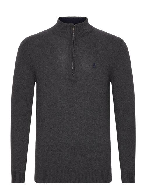 Mcs Half Zip Knit Ceder Park M MCS Grey