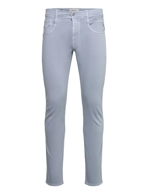 Anbass Trousers Slim Hyperflex Colour Xlite Replay Grey