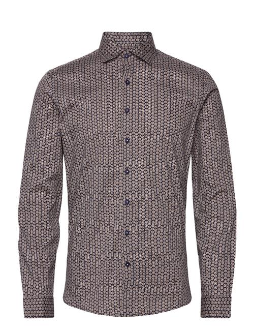 Aop Superflex Shirt L/S Lindbergh Navy