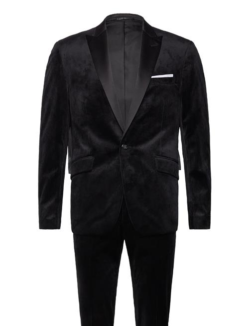 Lindbergh Velvet Tuxedo Suit Lindbergh Black