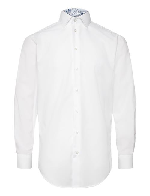 Poplin W. Paisley Contrast Bosweel Shirts Est. 1937 White