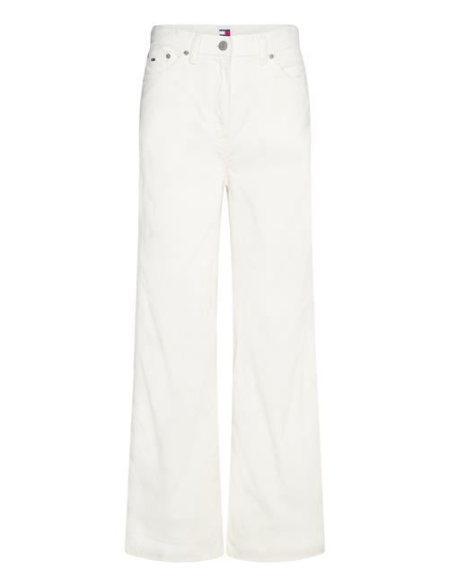 Tjw Claire Fine Cord Pant Tommy Jeans White