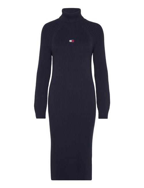 Tjw Mockneck Badge Sweater Dress Tommy Jeans Navy