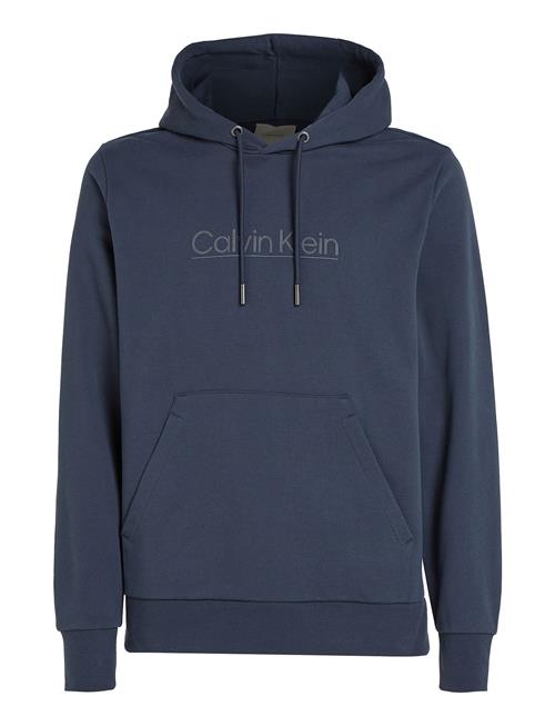 Calvin Klein Raised Line Logo Hoodie Calvin Klein Navy