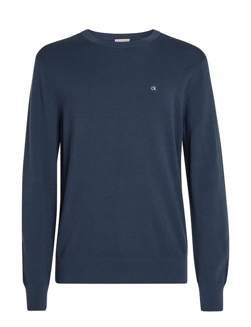 Micro Pique Structure Sweater Calvin Klein Navy