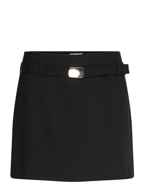 Filippa K Wool Mini Belt Skirt Filippa K Black