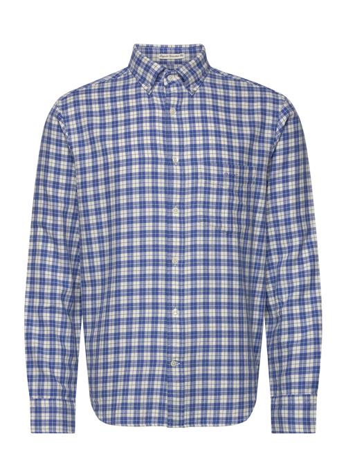 GANT Reg Flannel Check Shirt GANT Blue