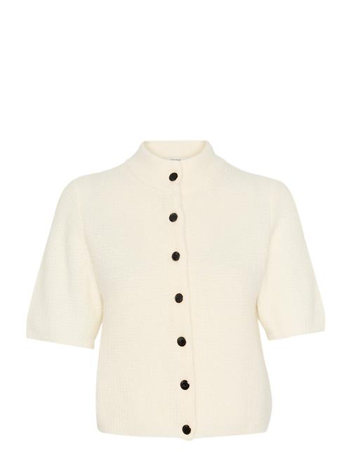Alphagz Ss Short Cardigan Noos Gestuz Cream