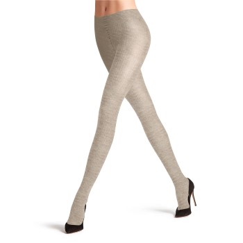 Falke KGaA Falke Strømpebukser Family Women Tights Lysegrå bomuld Small Dame