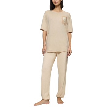 Triumph Endless Comfort Long Sleeve Pyjama Creme 42 Dame