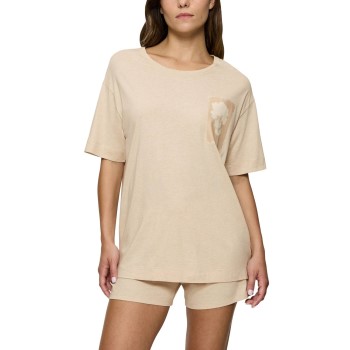 Triumph Endless Comfort Short Sleeve Pyjama Creme 38 Dame